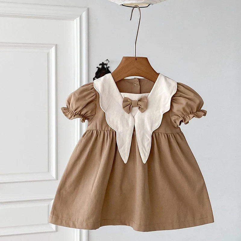 Charlie Collar Bow Tie Dress