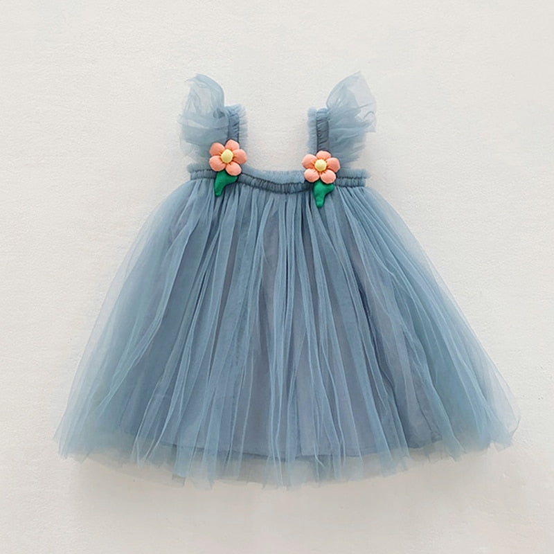 Sunflower Princess Tulle Dress
