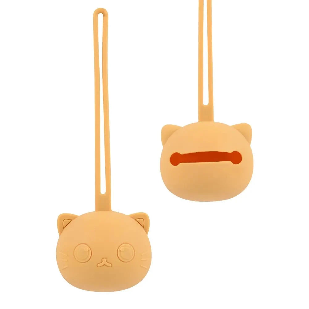 Silicone Cute Cat Shape Pacifier Holder