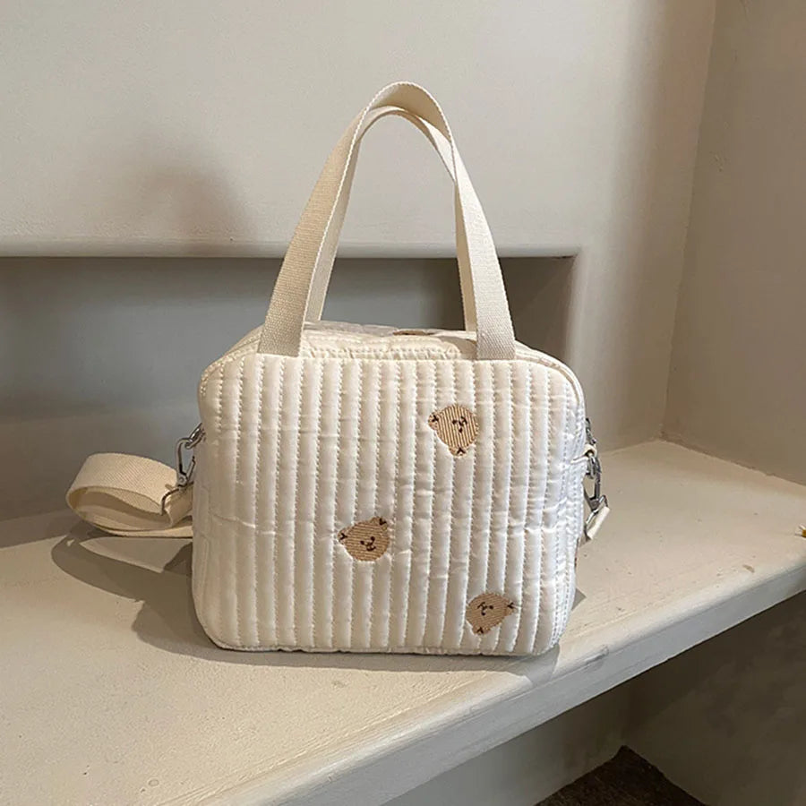 Embroidery Diaper Handbag