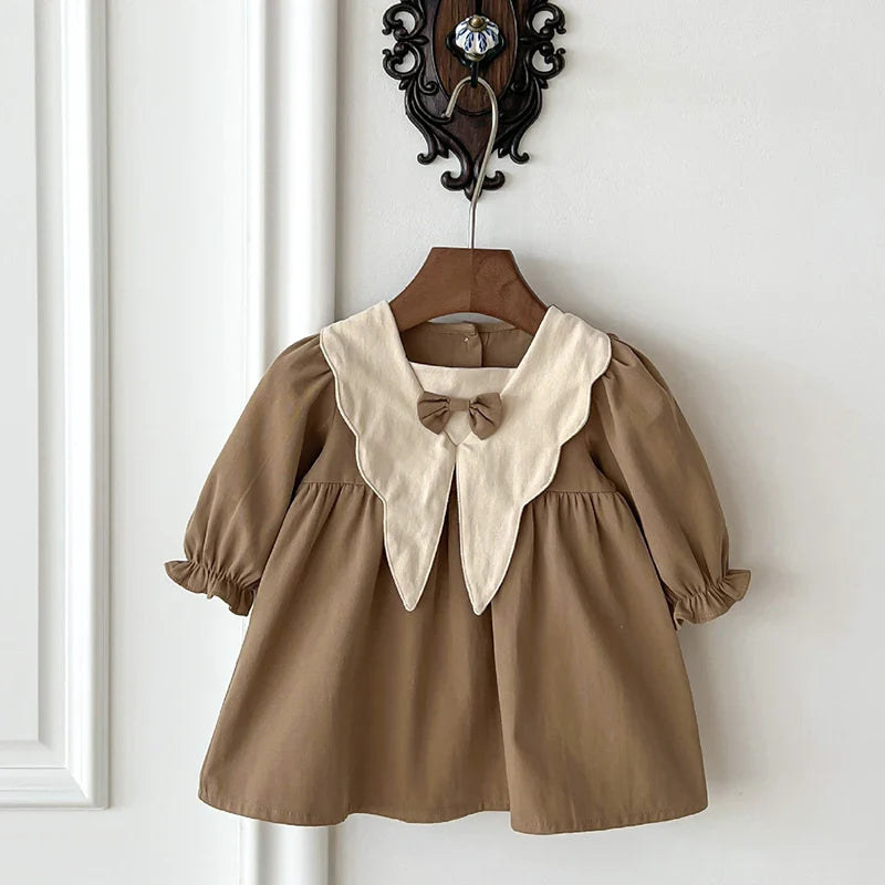 Charlie Collar Bow Tie Dress