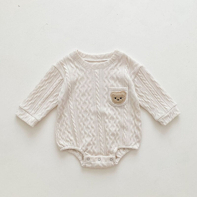 Long Sleeve Boys One Piece Bodysuit