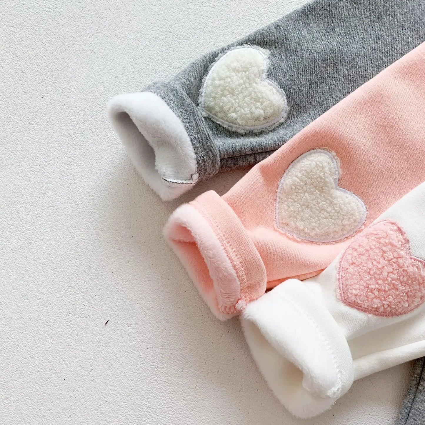 Baby Girl Heart Cotton Pants
