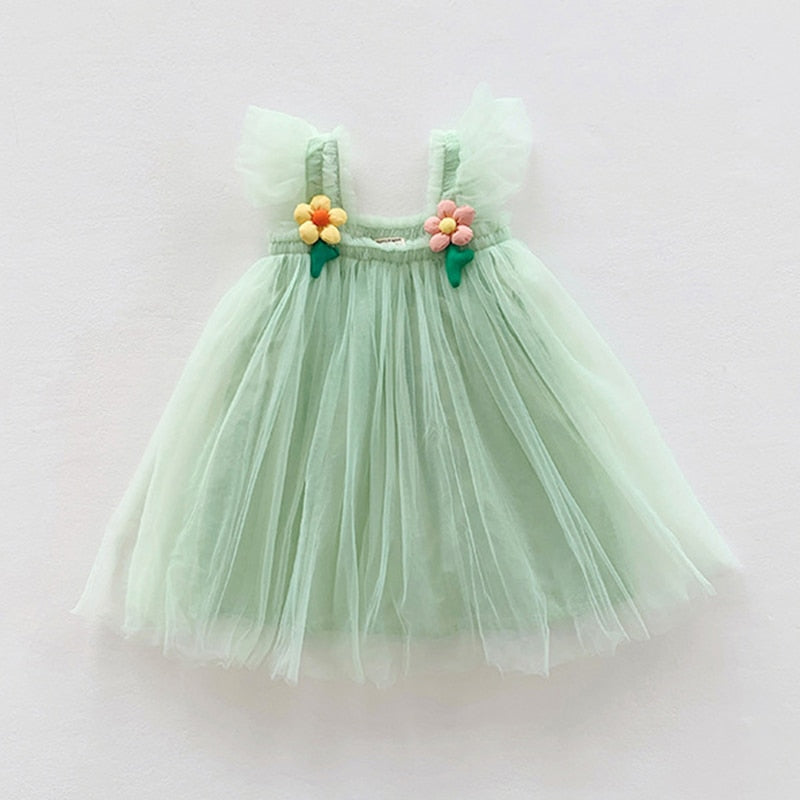 Sunflower Princess Tulle Dress
