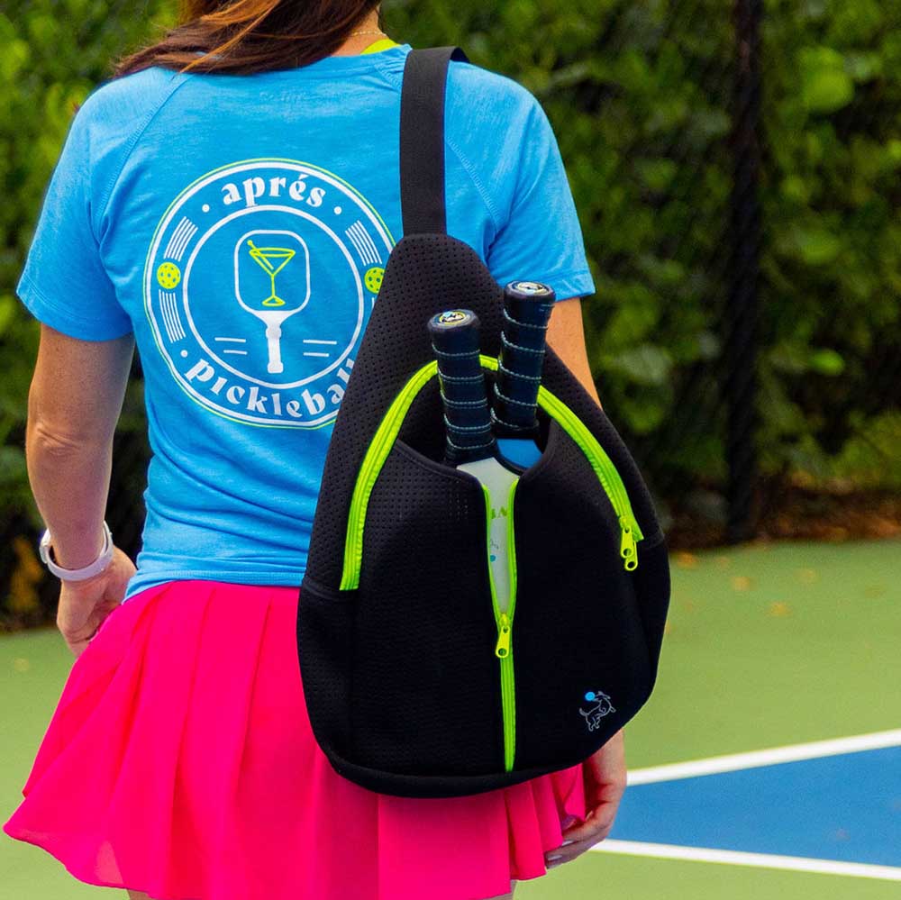Pickleball Starter Bundle - Black Sling Bag Combo