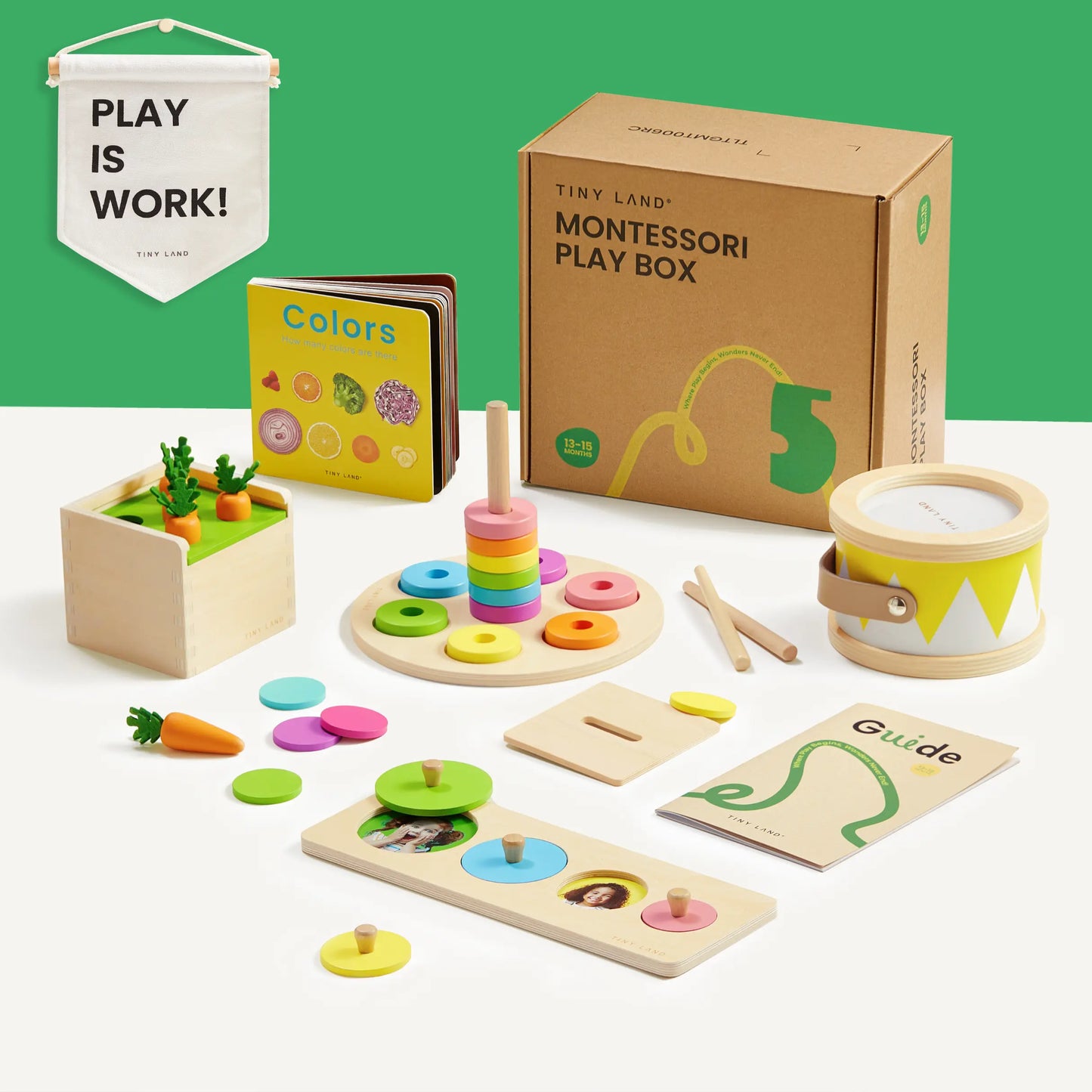 Tiny Land® Montessori Toys Set for Toddlers (13-15 month) - Kidtoycart