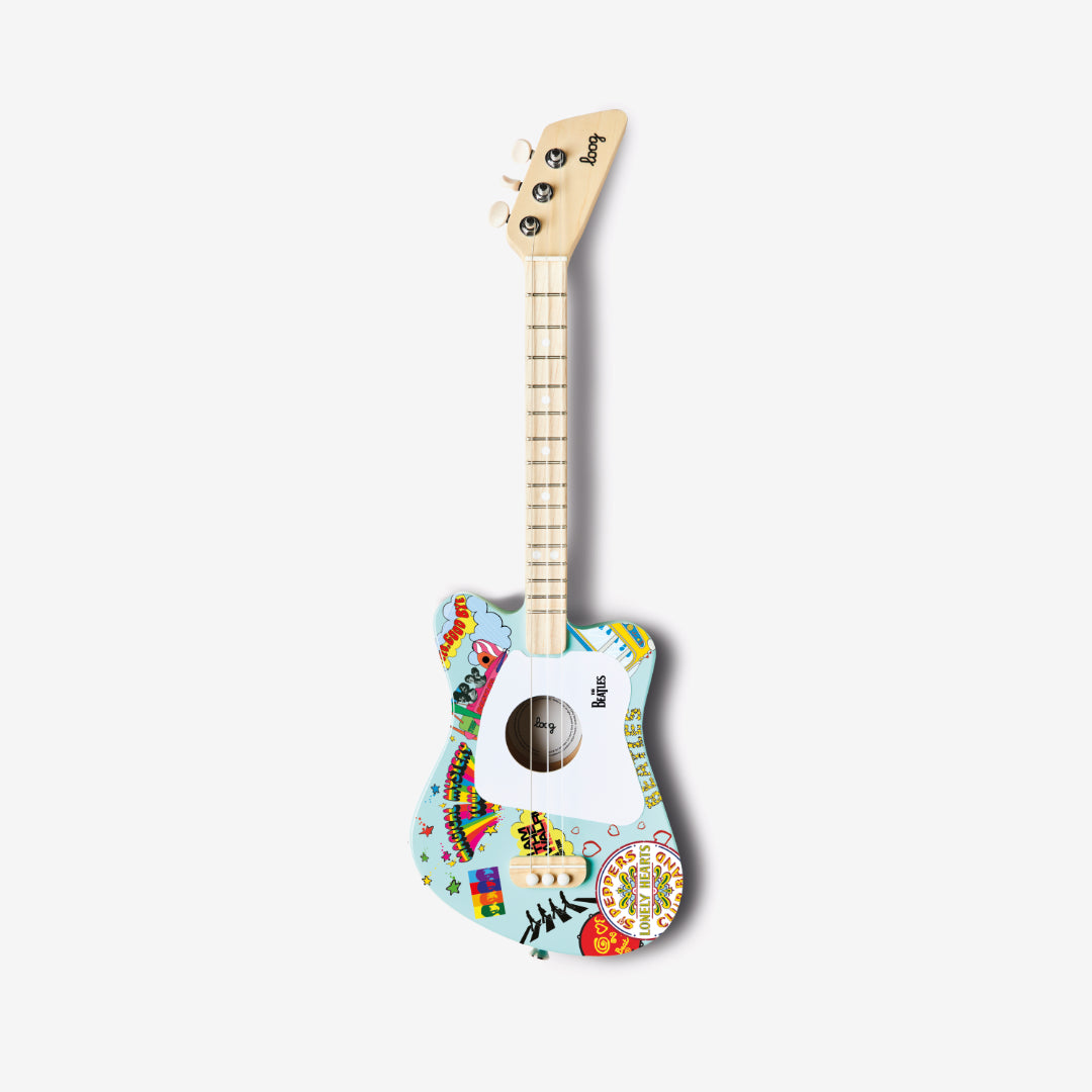 beatles + loog mini guitar (collective)