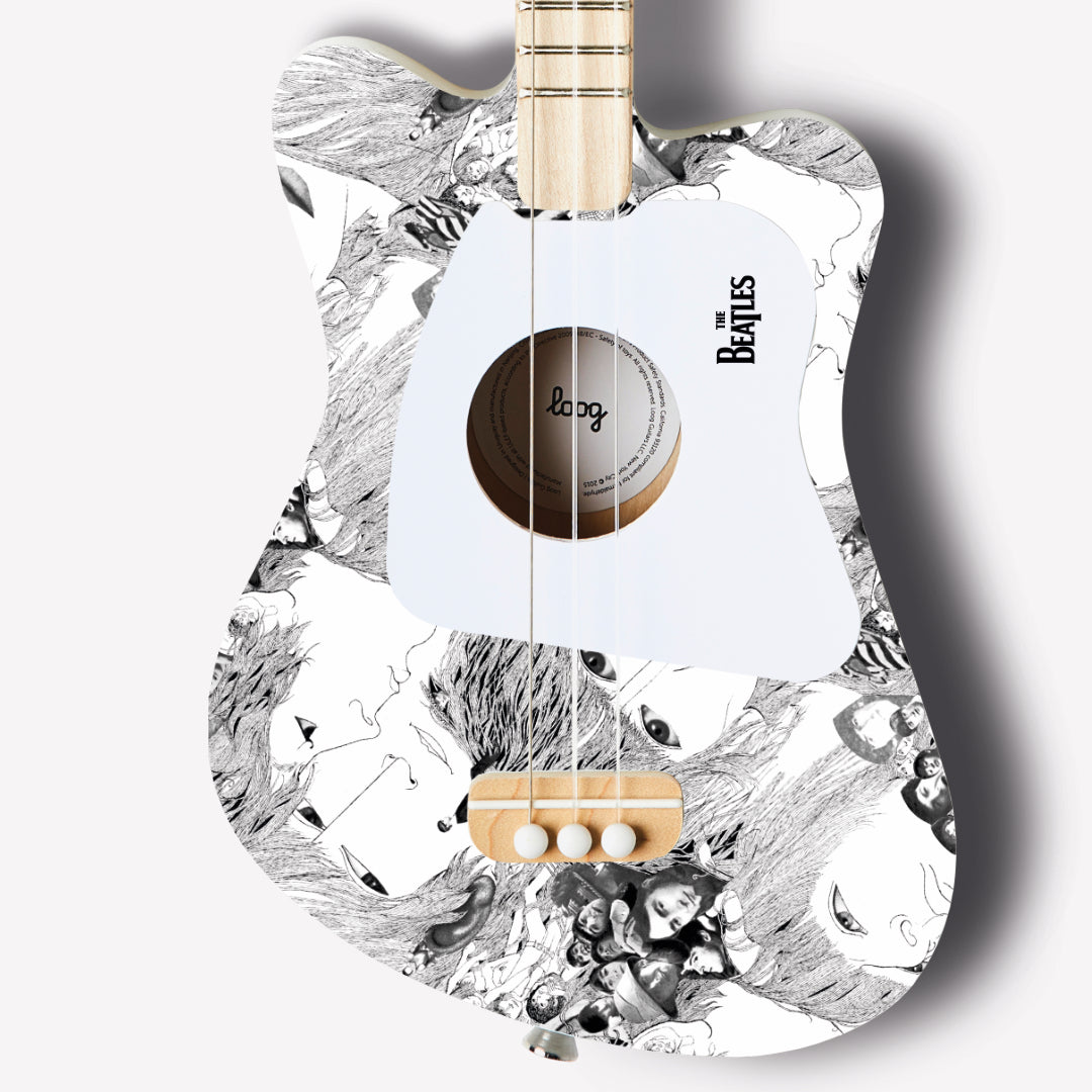 beatles + loog mini guitar (collective)