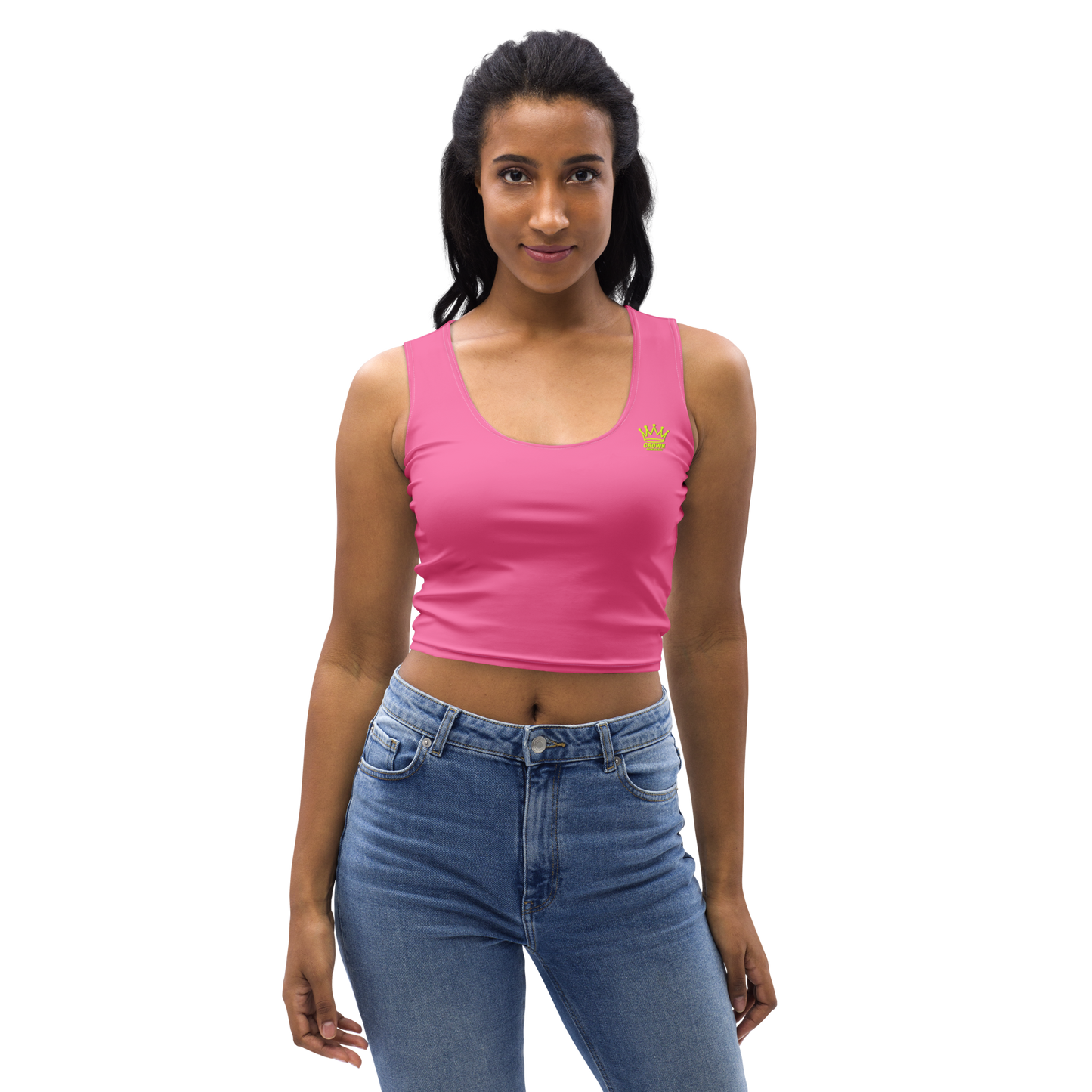 CROWN PICKLEBALL - Women's Corona Crop-top (Pink)