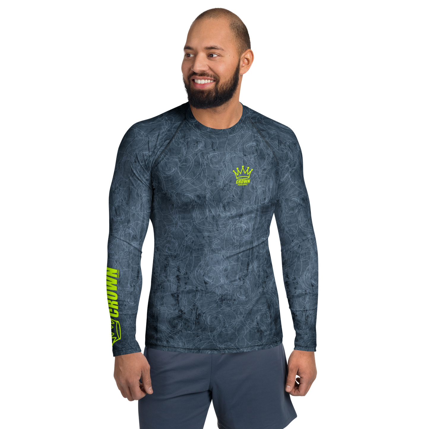 CROWN PICKLEBALL - Men's Tourney Sleeve Shirt (Mist)