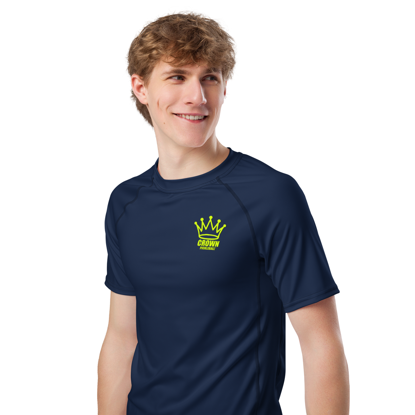 CROWN PICKLEBALL - Men's Tourney Shirt (Navy)