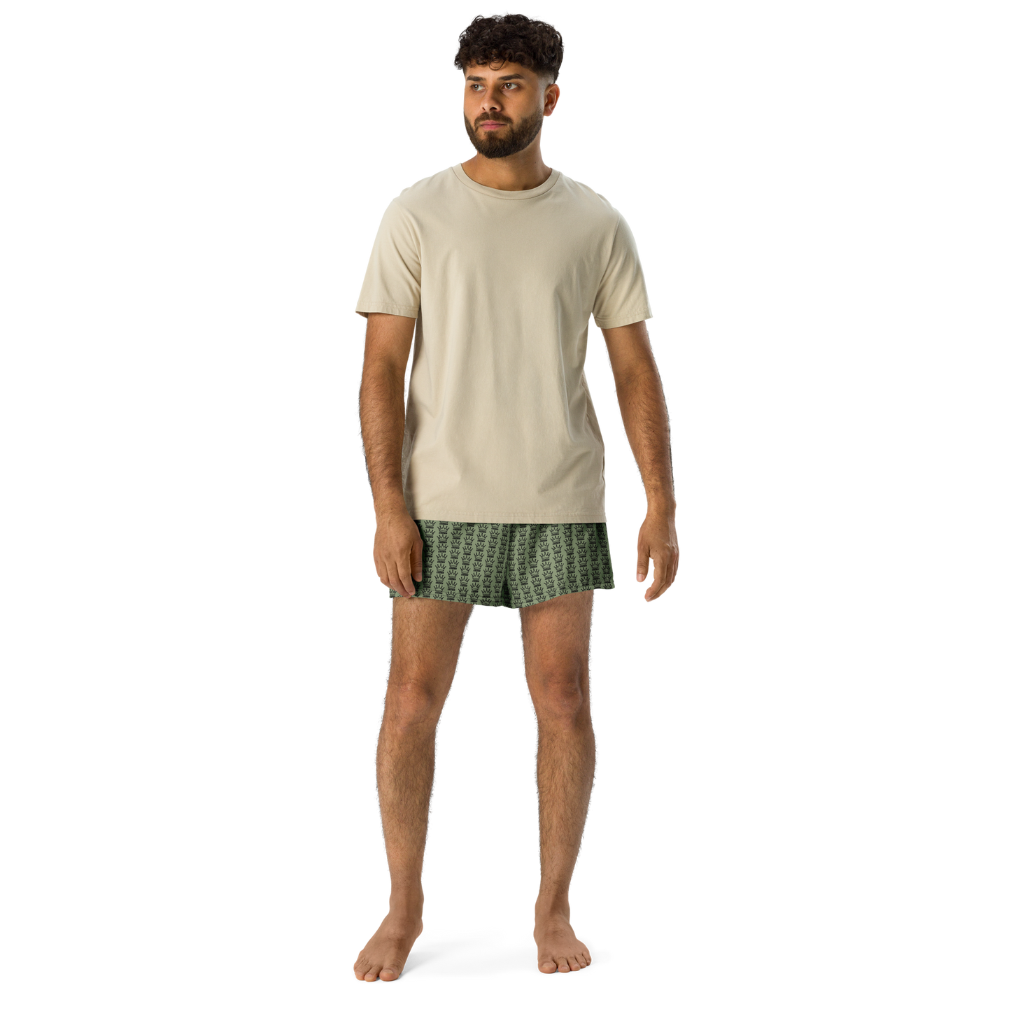 CROWN PICKLEBALL - Logo Pattern Short (Olive)