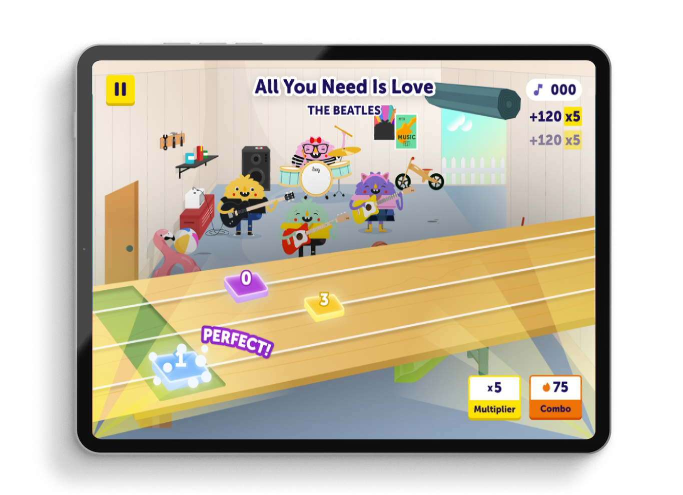 beatles + loog mini guitar (collective)