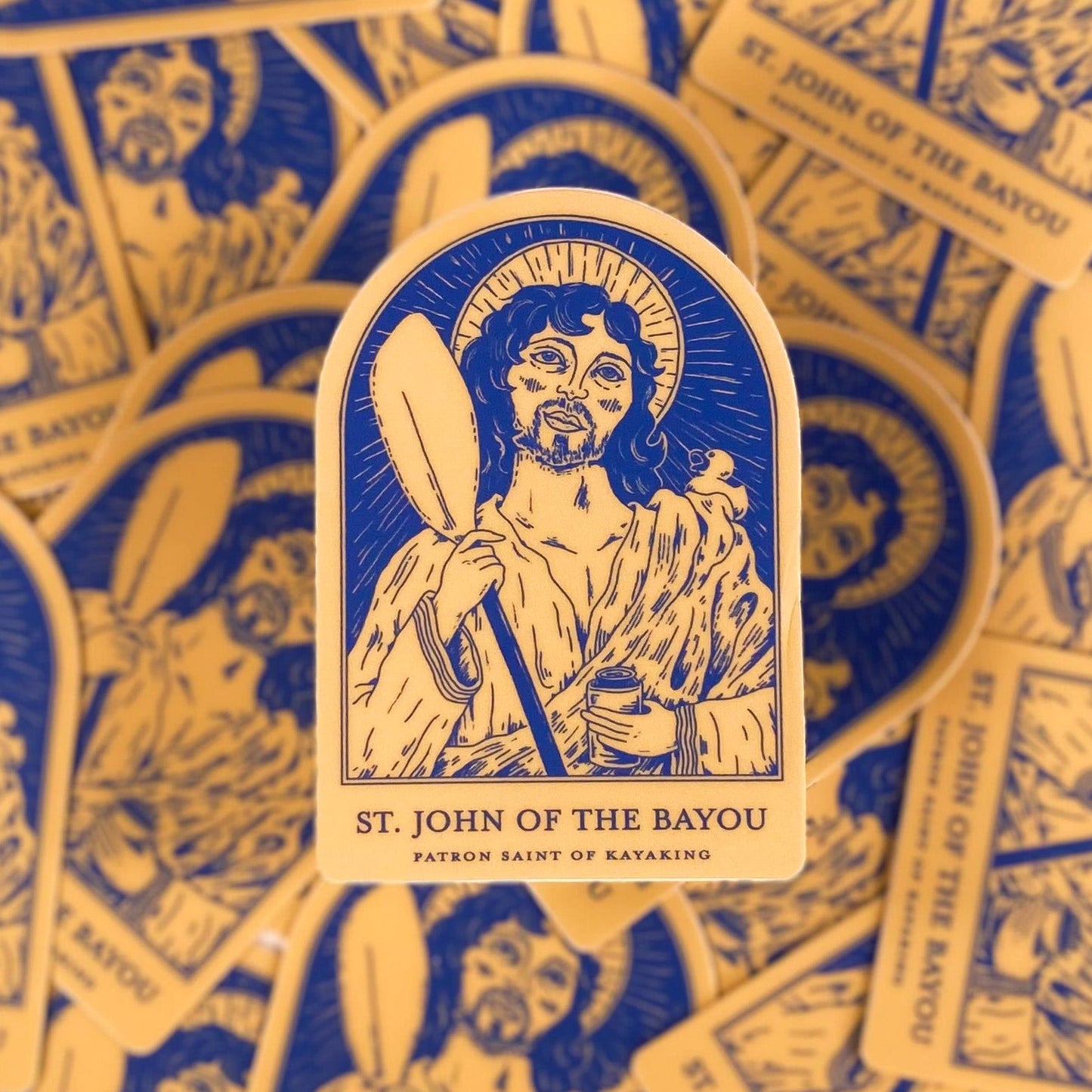 St. John of the Bayou Sticker