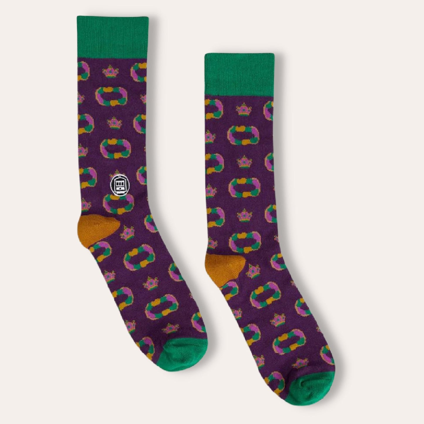 King Cake Socks by Bonfolk