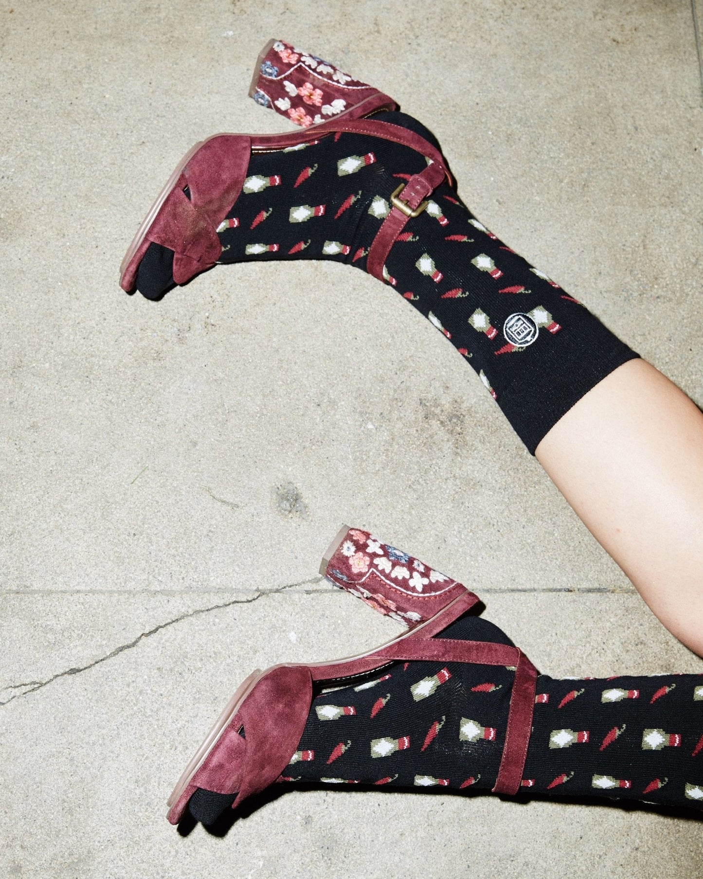 Hot Sauce Socks by Bonfolk