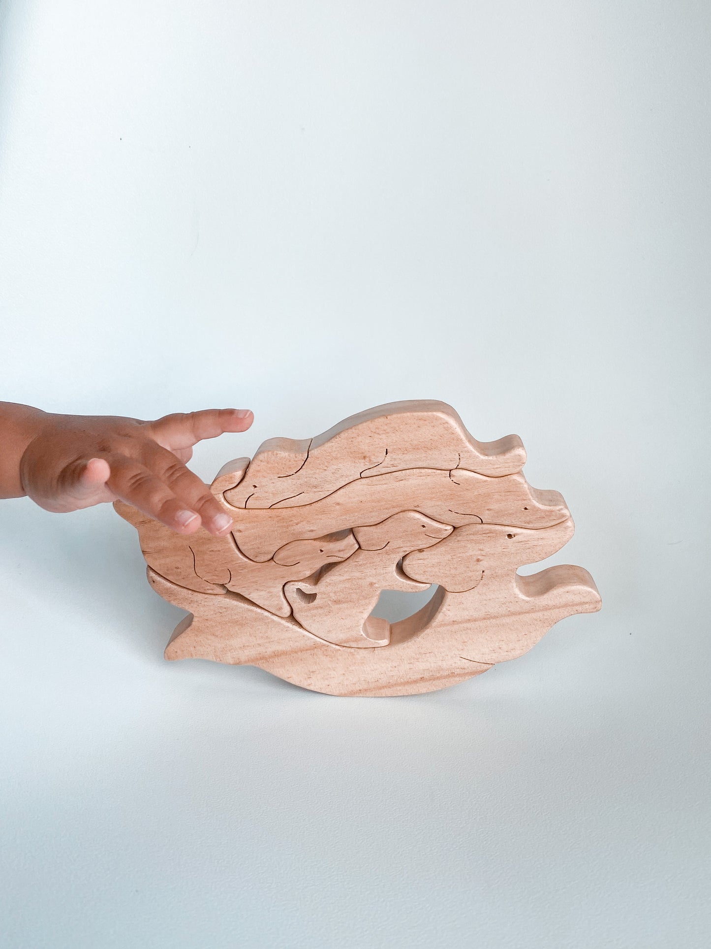 Dog Family Wooden Stacker, Balance Puzzles - Kidtoycart