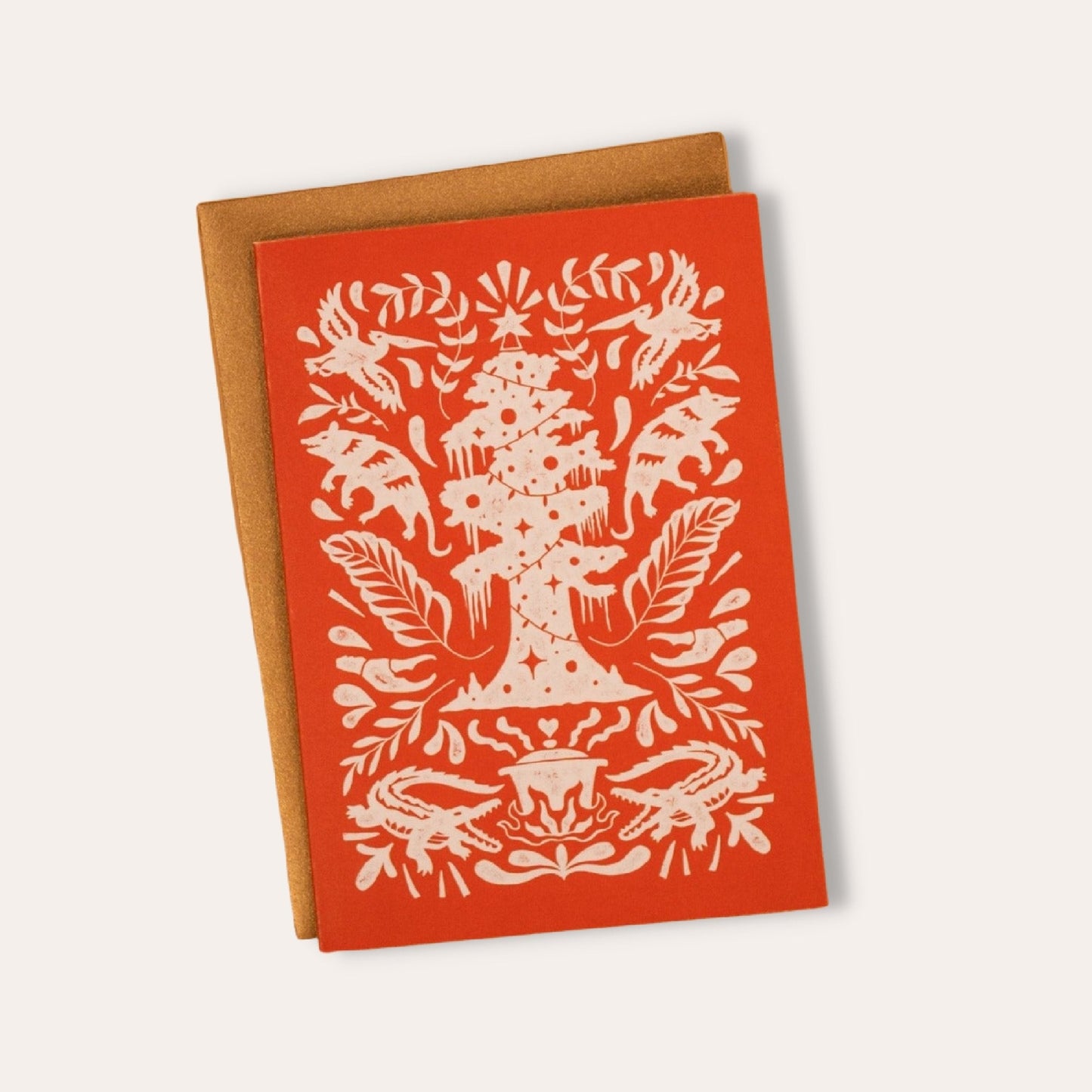 Deck The Swamps Greeting Card