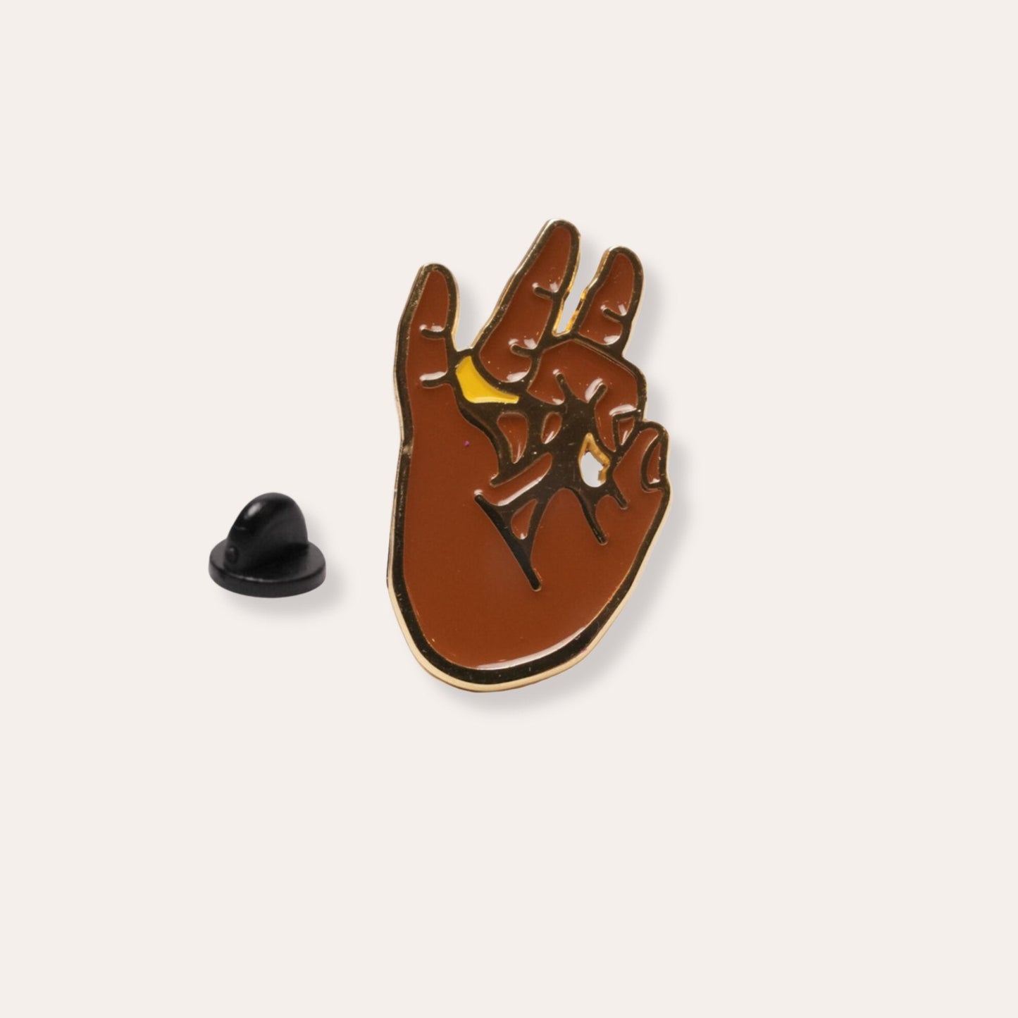 Fats Hand Enamel Pin