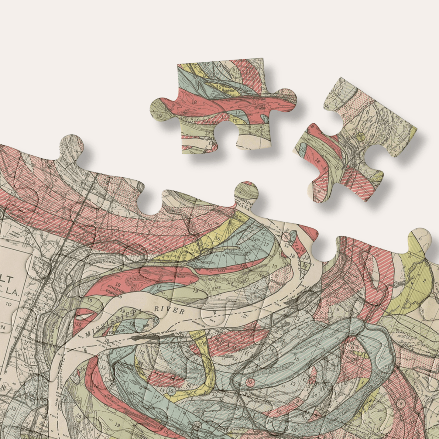 Fisk Map 500 Piece Puzzle