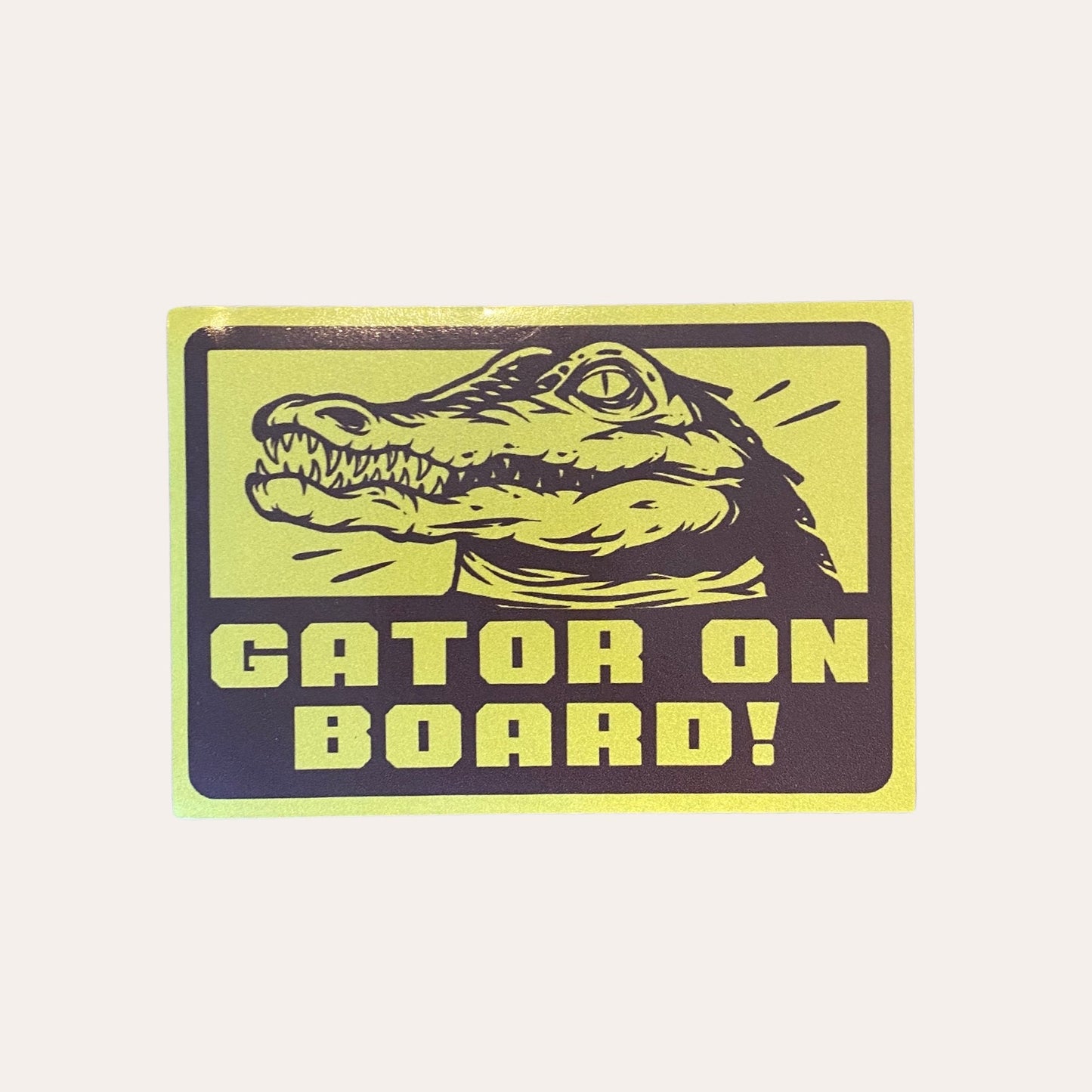 Gator on Board! Car Magnet