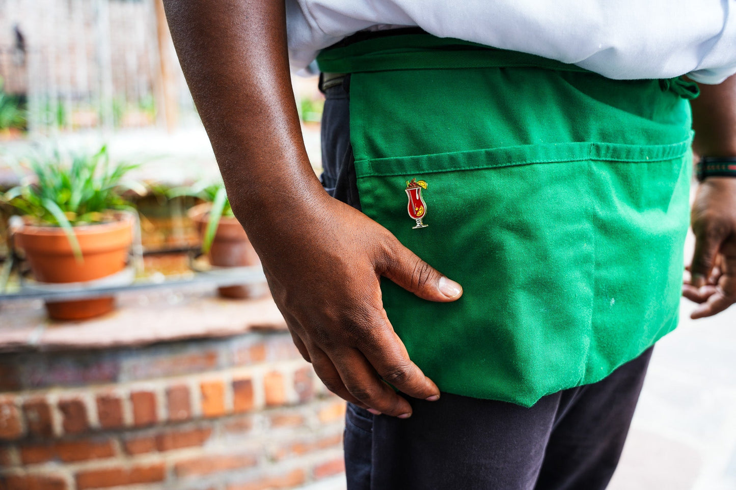 Hurricane Glass Enamel Pin