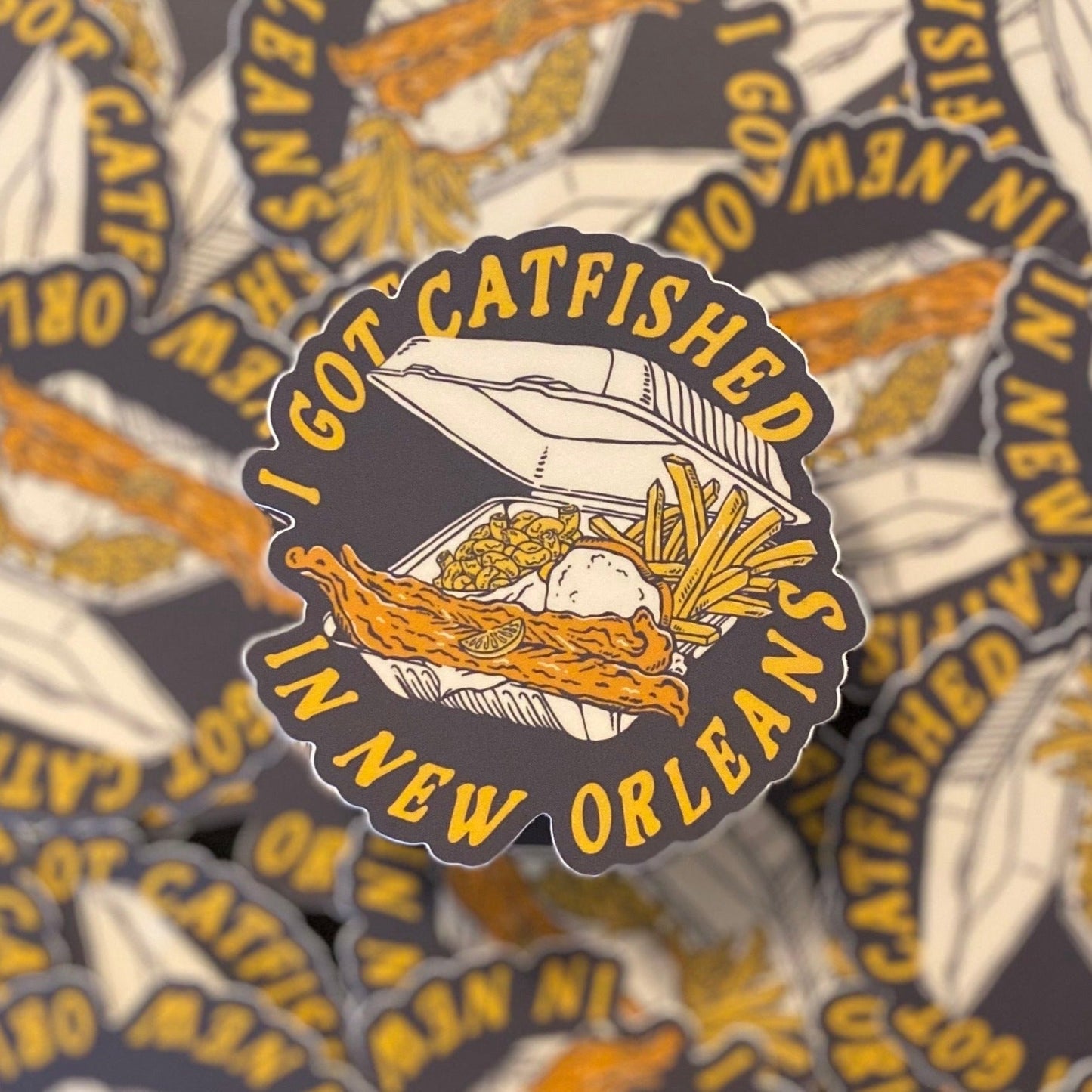 I Got Catfished Sticker