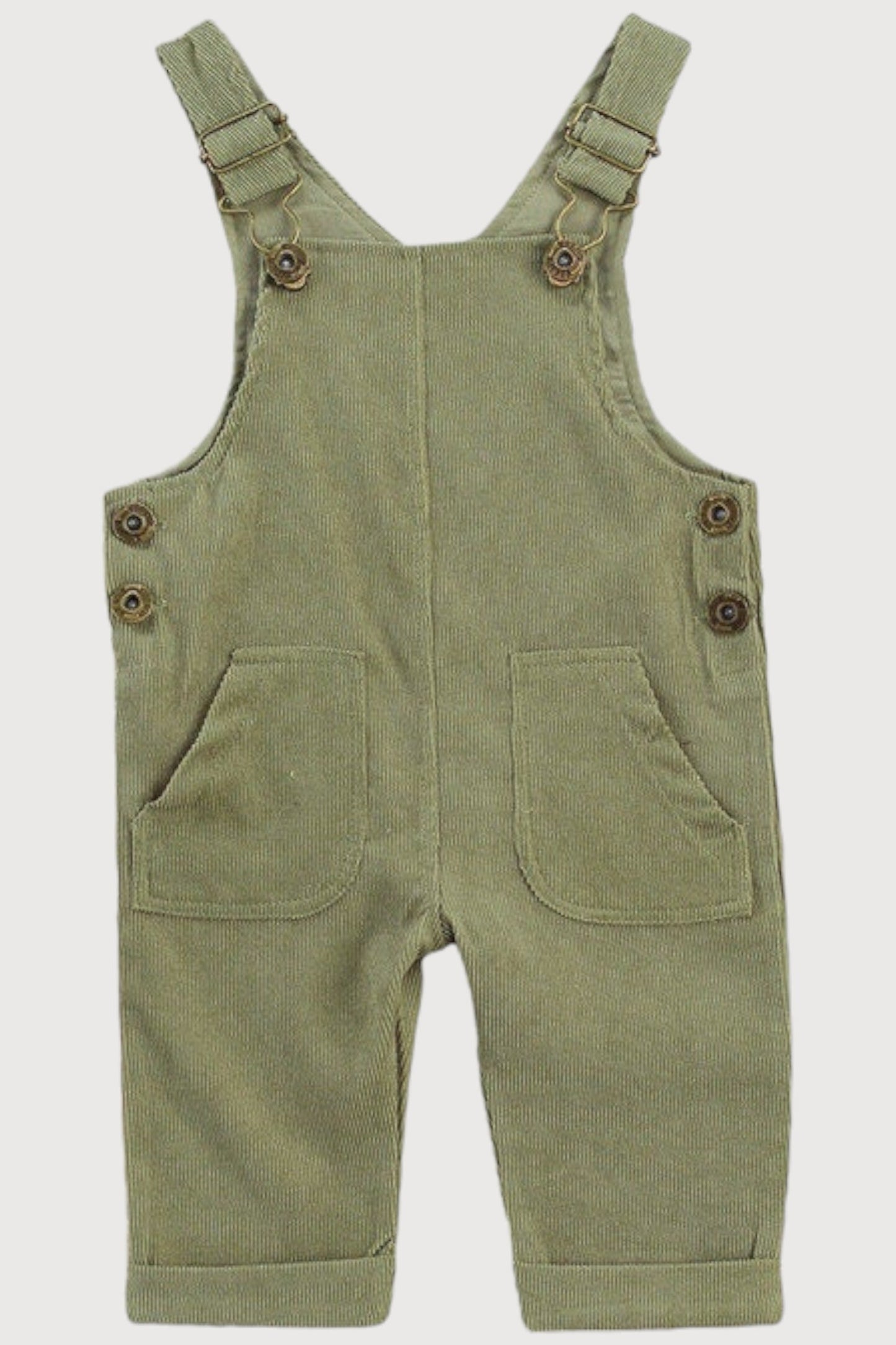 Double Pocket Corduroy Jumpsuit