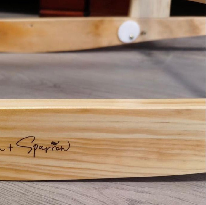 Original Rocking<br>Moses Bassinet Stand<br>with brake<br>Natural