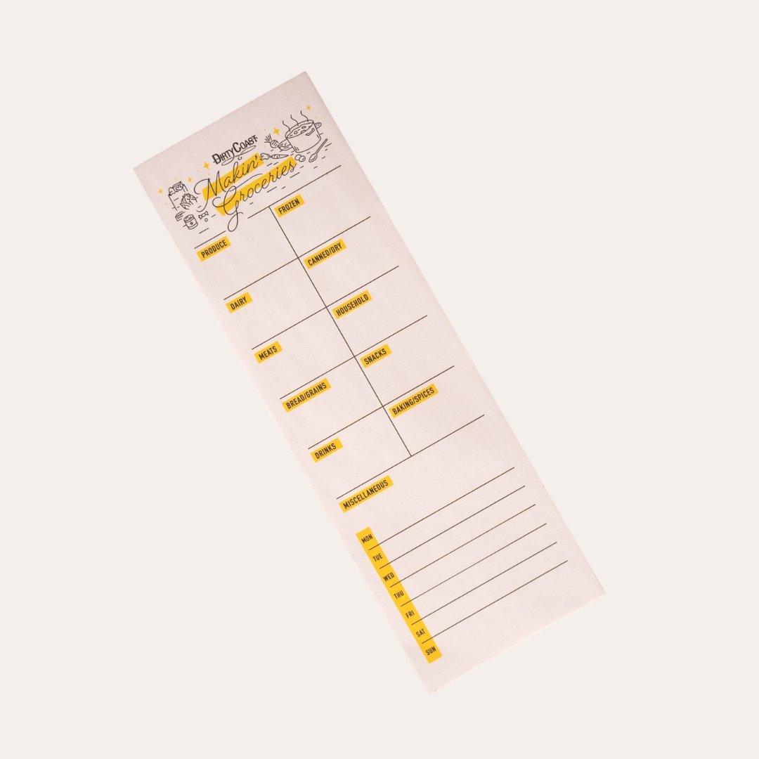 Makin' Groceries Notepad