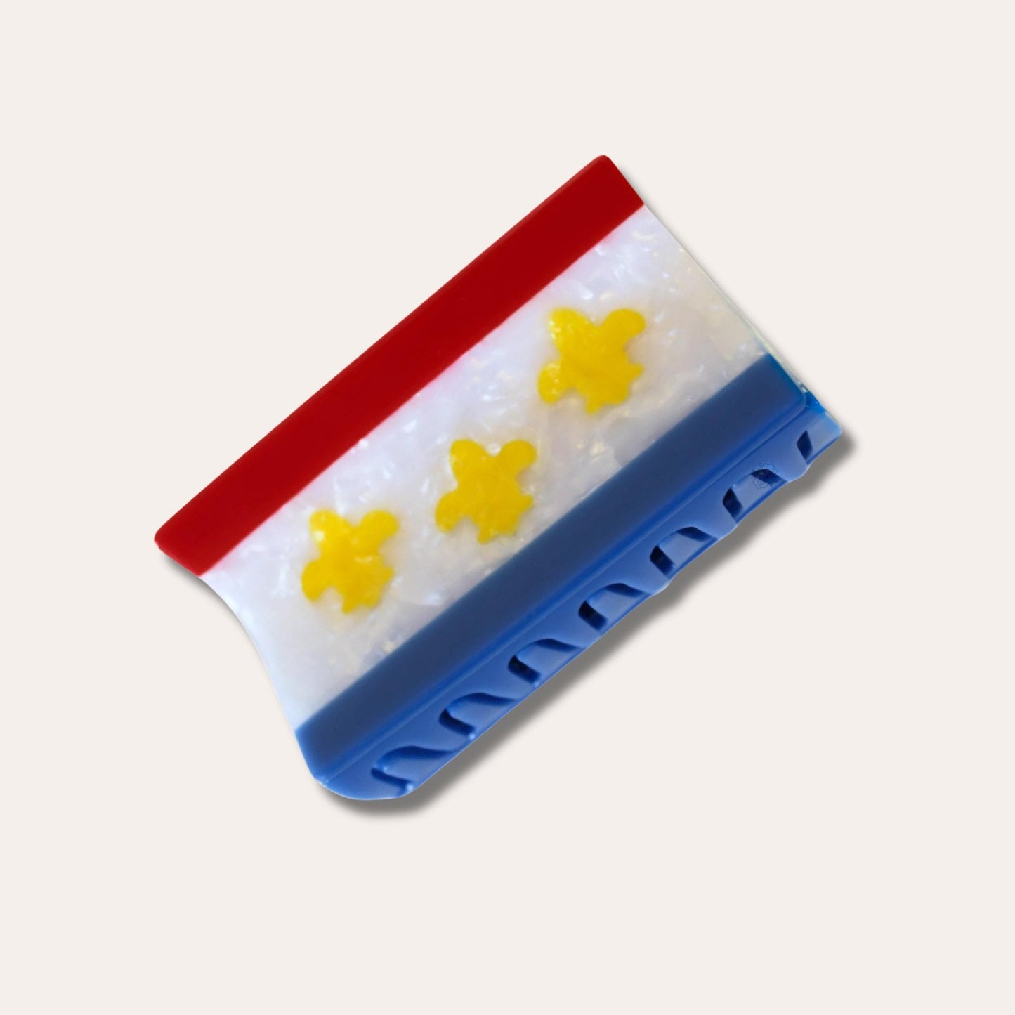 New Orleans Flag Hair Claw