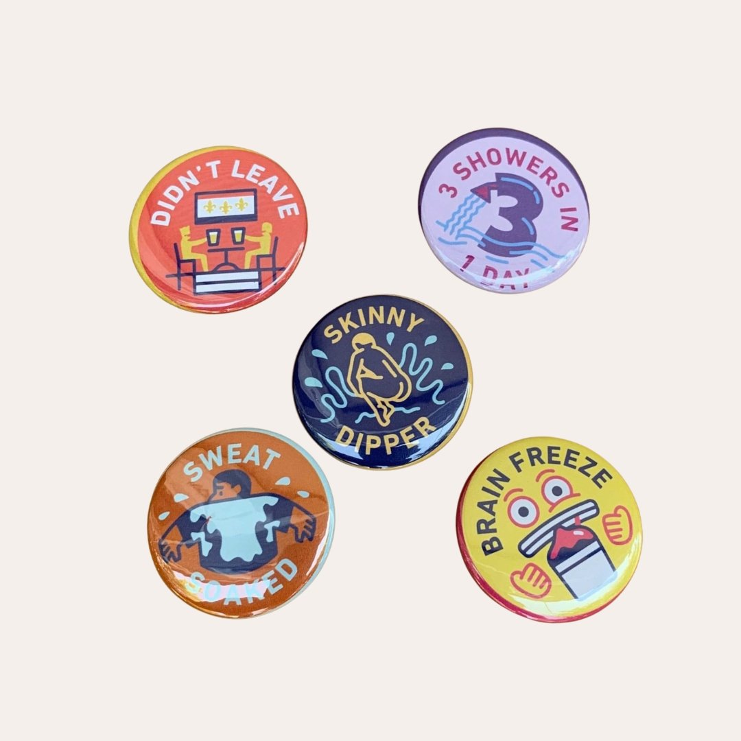 NOLA Merit Badges - Summer Button Set #2