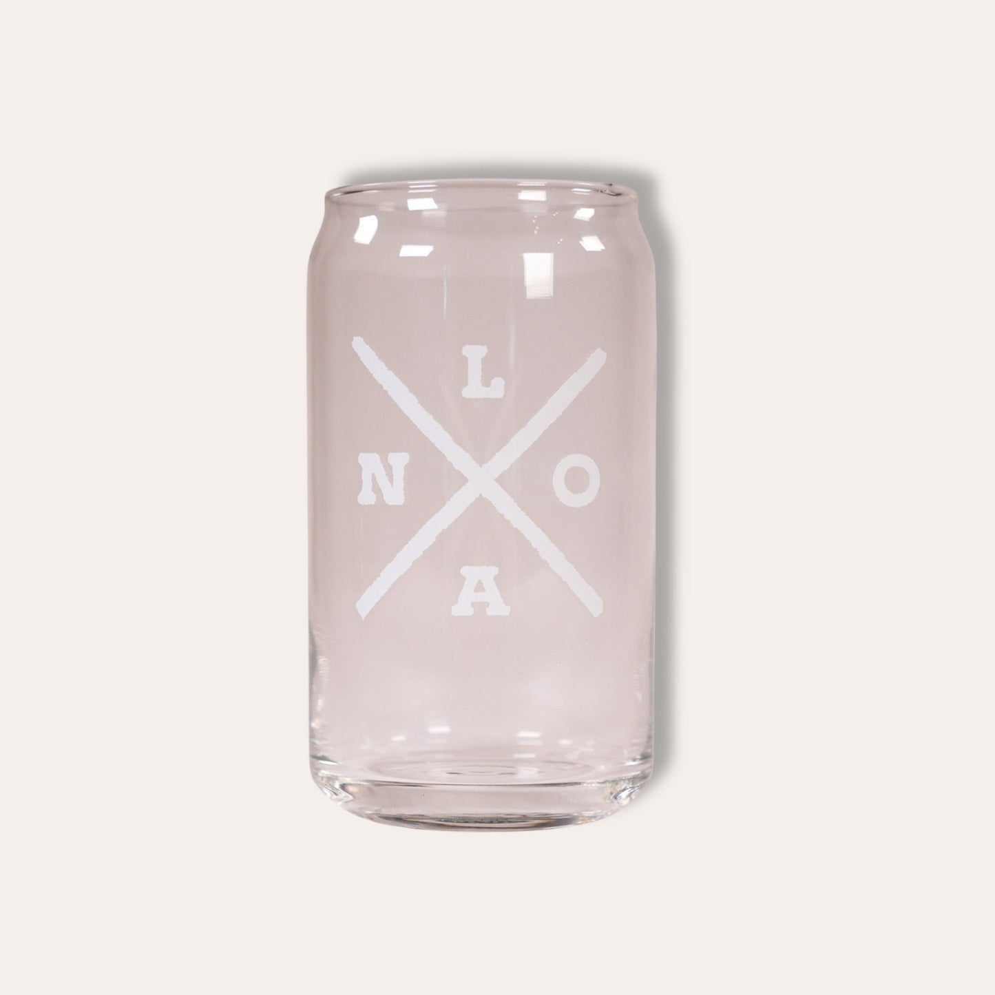 Nola X Soda Can Glass