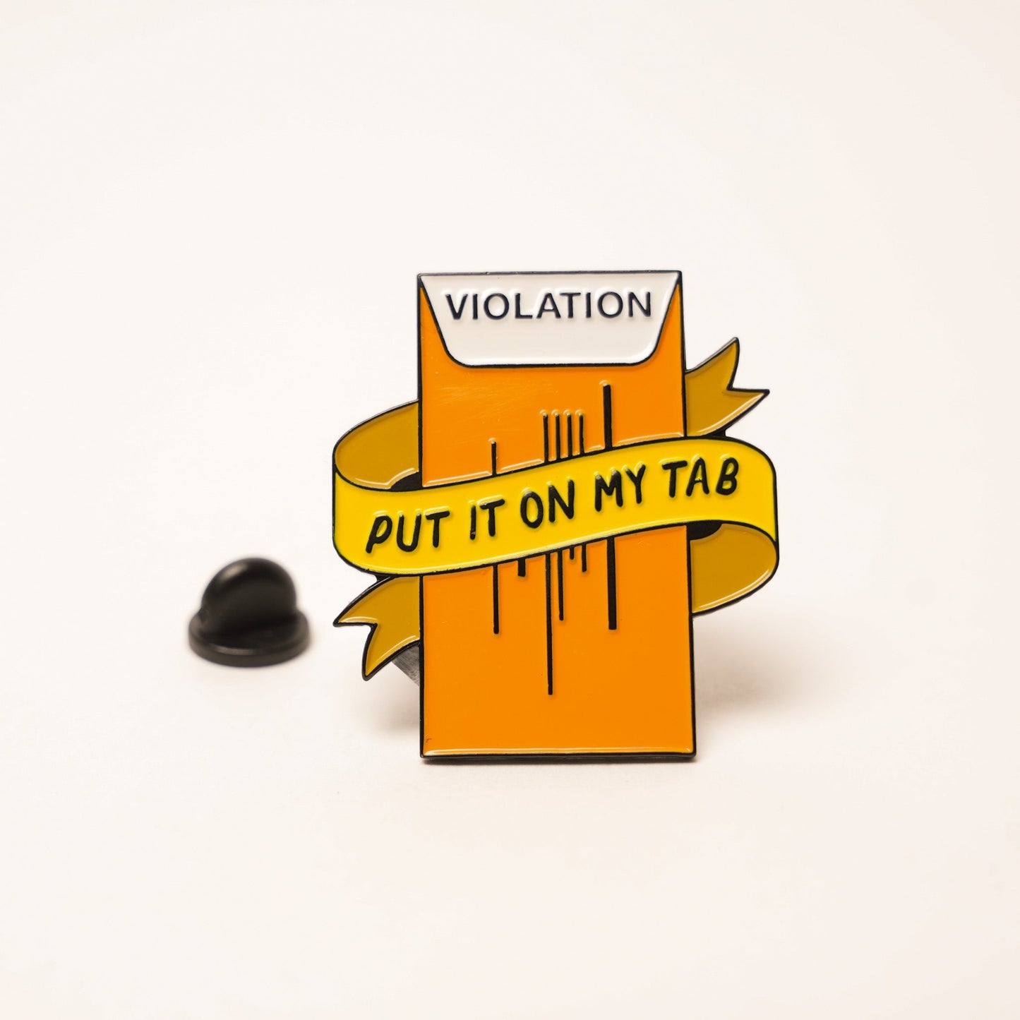 Put It On My Tab Enamel Pin