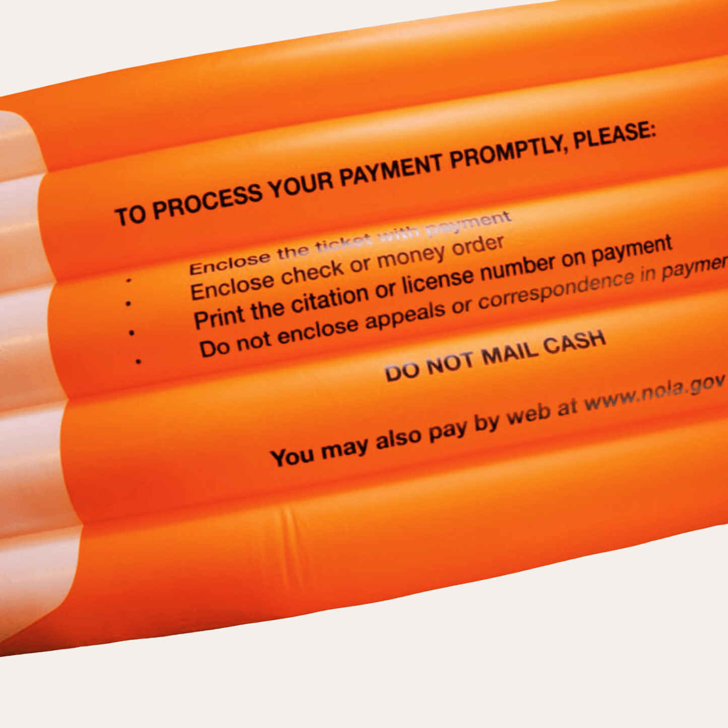 Parking Ticket Pool Float