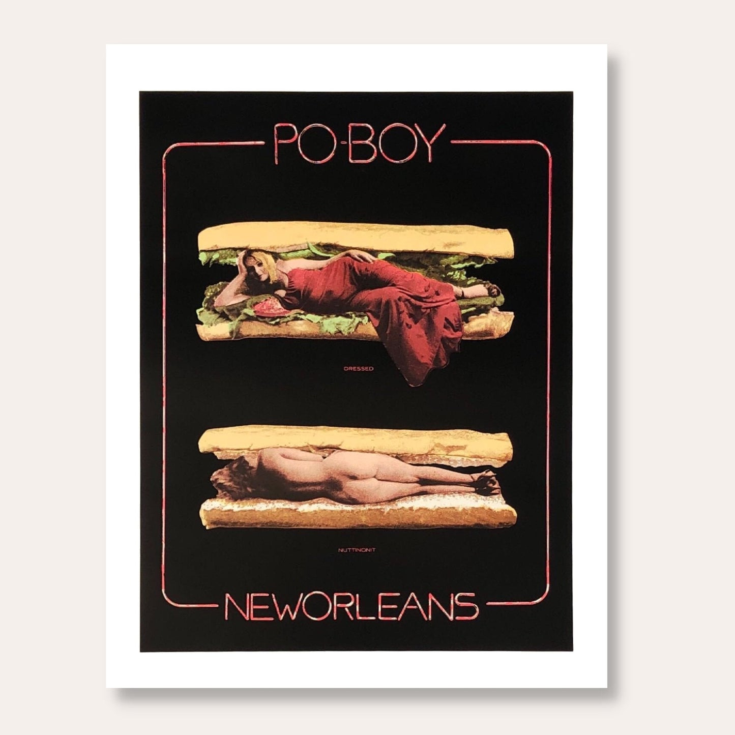 Po'Boy Dressed Print