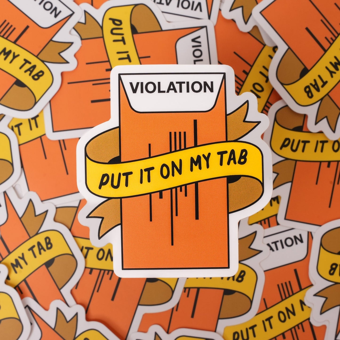 Put It On My Tab Sticker