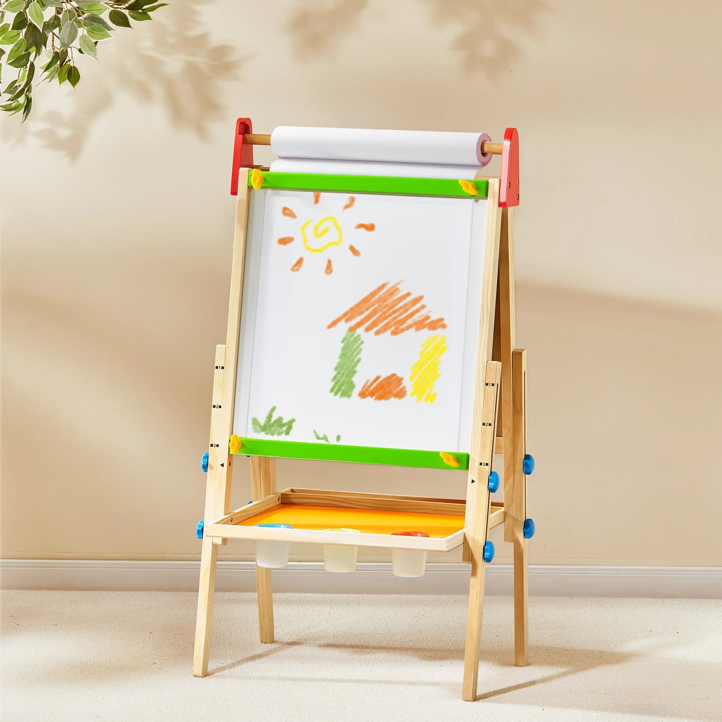 Tiny Land® 3-in-1 Art Easel for Kids - Kidtoycart