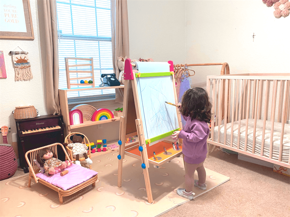Tiny Land® 3-in-1 Art Easel for Kids - Kidtoycart