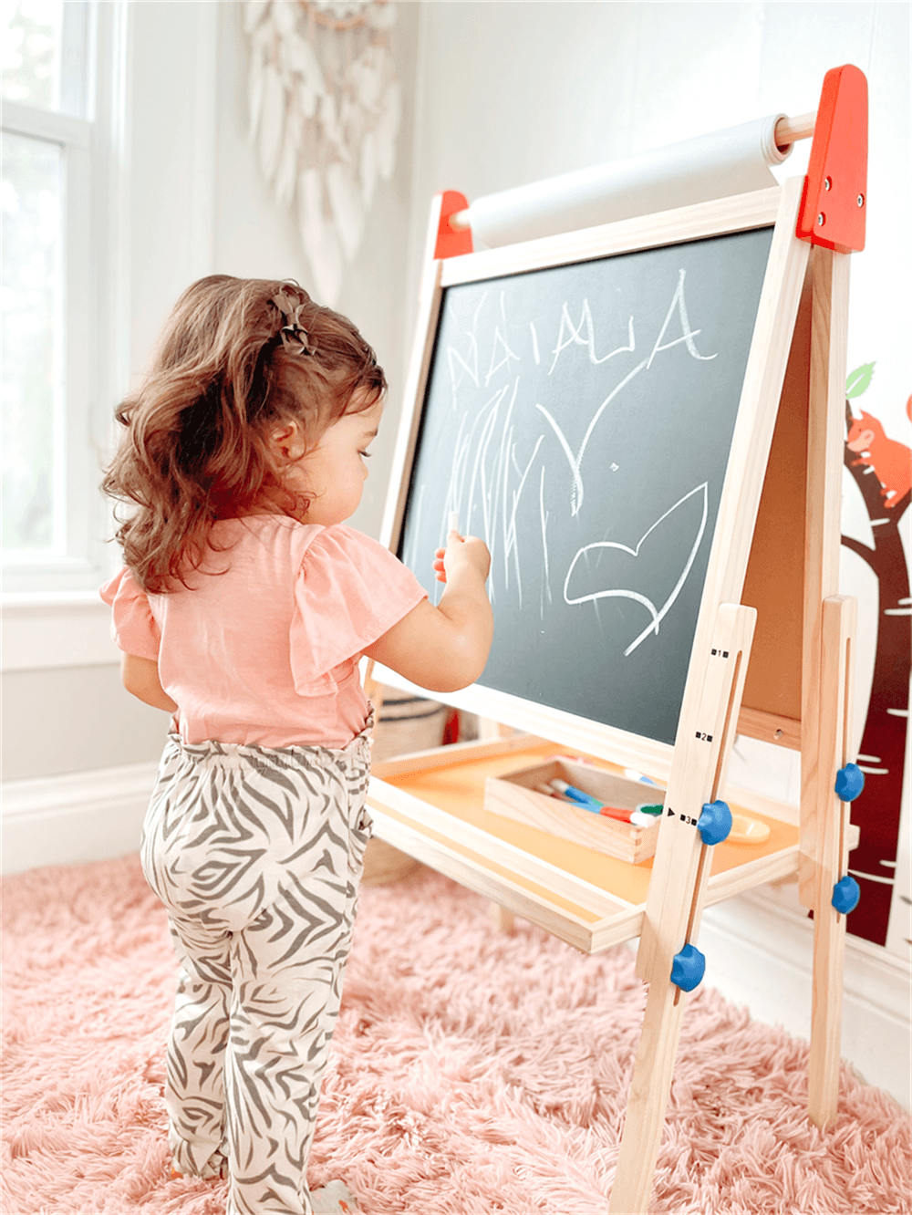 Tiny Land® 3-in-1 Art Easel for Kids - Kidtoycart