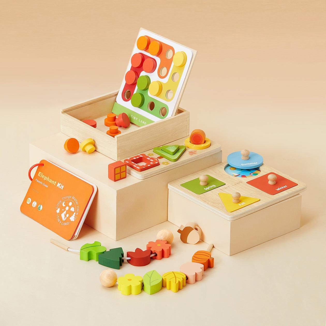 Tiny Land® Montessori Toys Set for Toddlers (18-24month) - Kidtoycart
