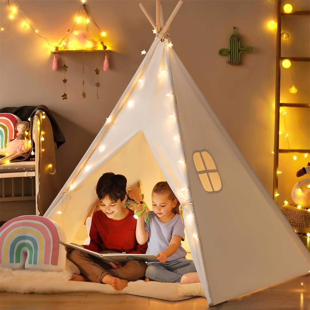 Tiny Land® Teepee for Kids with Mat - Kidtoycart