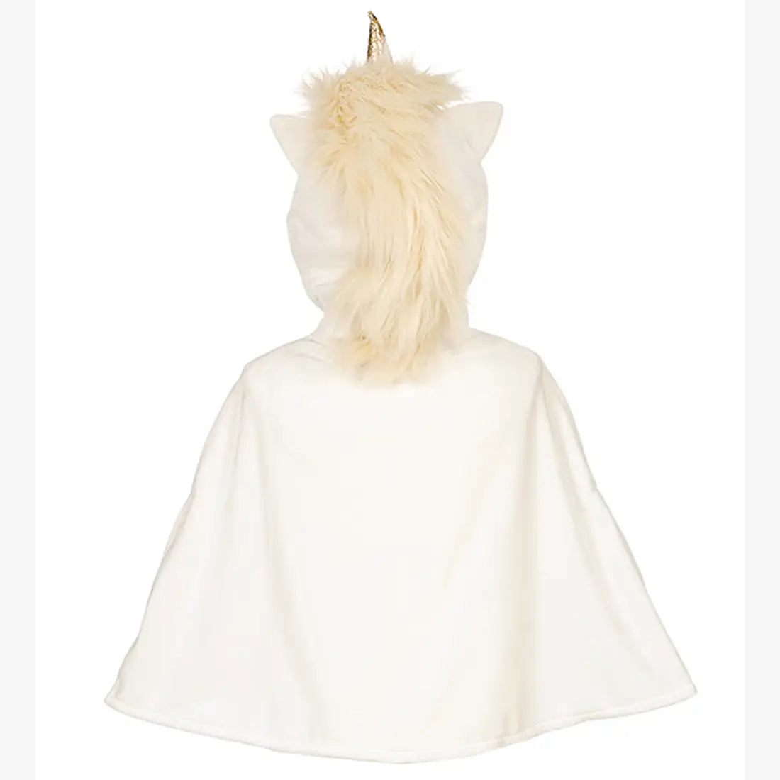 Unicorn cape white (sz 4-8 yrs)