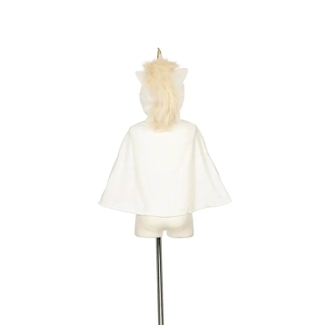 Unicorn cape white (sz 4-8 yrs)