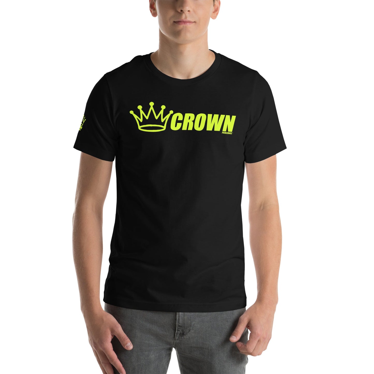 CROWN PICKLEBALL - Logo Shirt (Black)