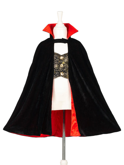 Dracula - Cape w/teeth (sz 4-8 yrs)