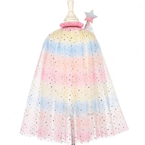 Unicorn cape+tiara+wand set (2 sizes)