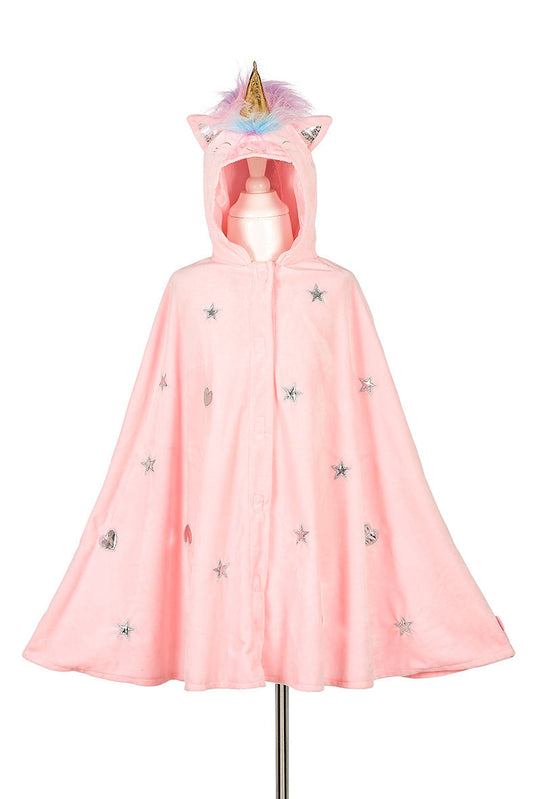 Unicorn cape pink (sz 4-8 yrs)