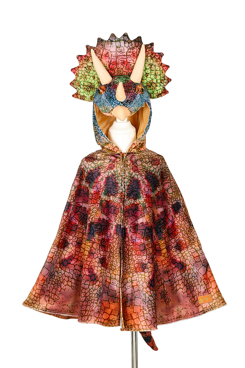 Triceratops cape (sz 4-7 yrs)