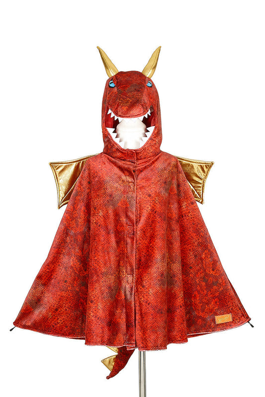 Red dragon cape (sz 4-7 yrs)